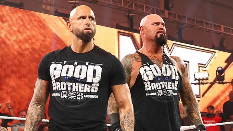 Luke Gallows and Karl Anderson appearing on "WWE NXT"