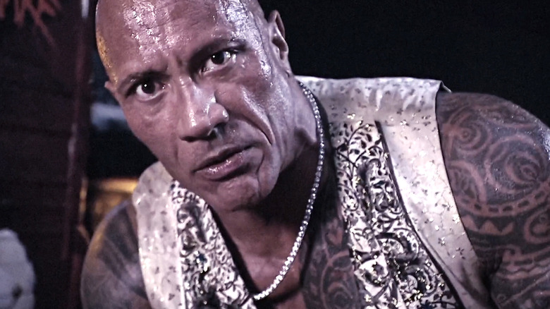 The Rock, threatening Mama Rhodes