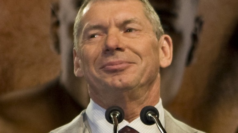 Vince McMahon smiling