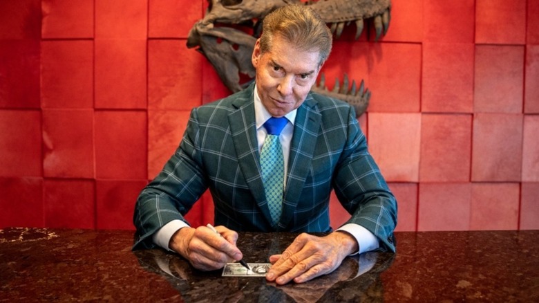 Vince McMahon signing