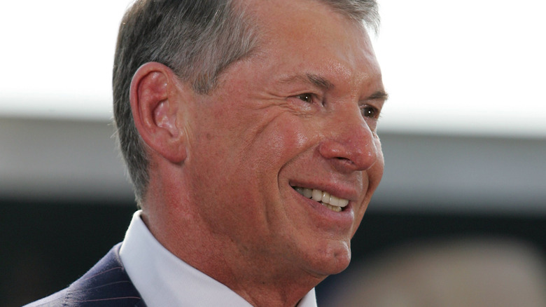 Vince McMahon smiling