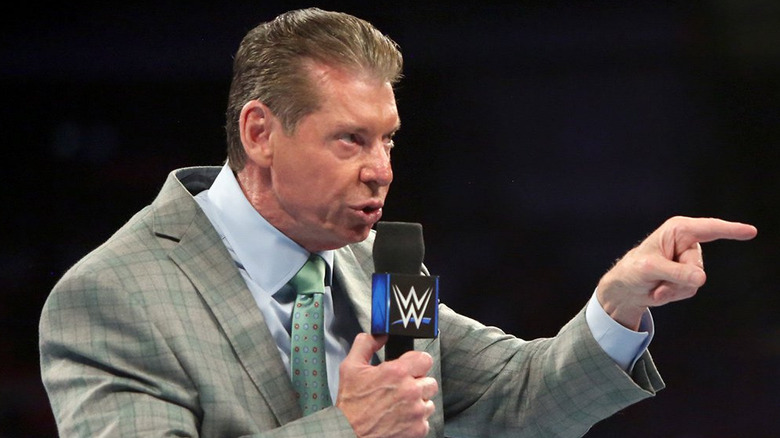 Vince McMahon yelling