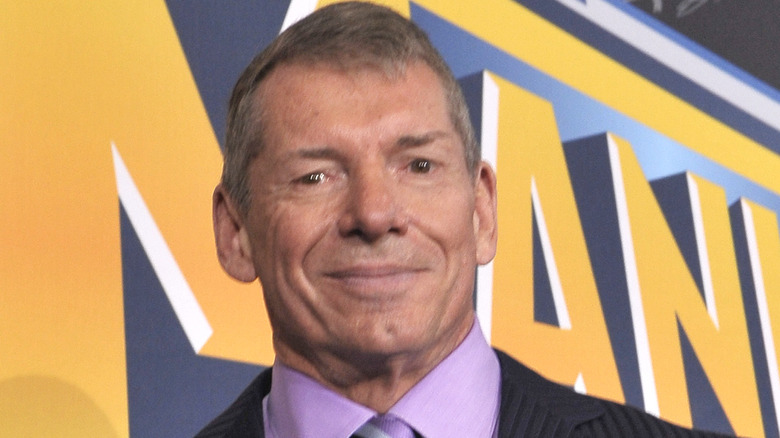 Vince McMahon in a suit
