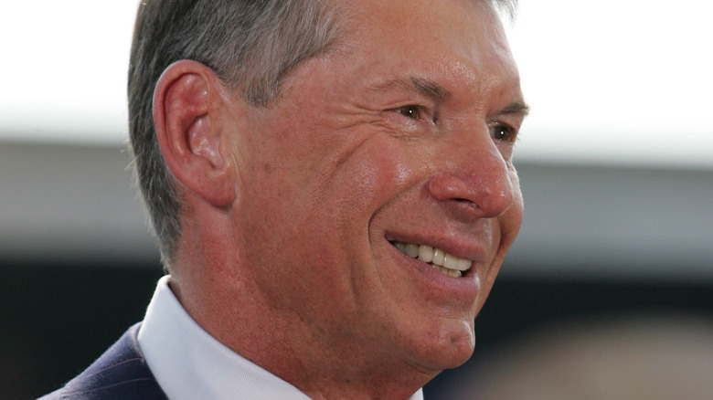 Vince McMahon smiling