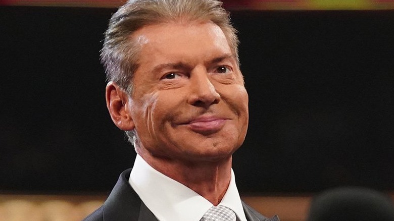 Vince McMahon at the 2022 WWE Hall of Fame induction ceremony