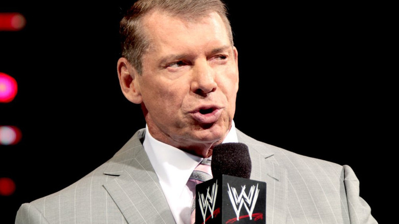 Vince McMahon looking annoyed