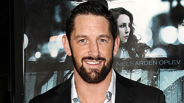 Wade Barrett attends the premiere of 