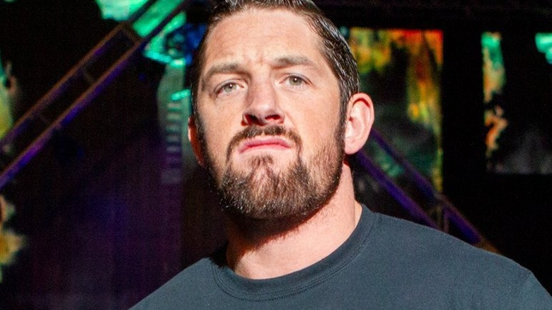 Wade Barrett stares at his oppent