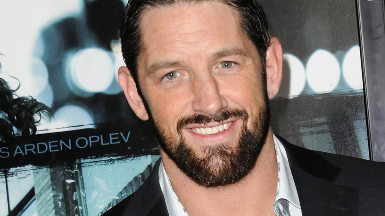 Wade Barrett at movie premiere