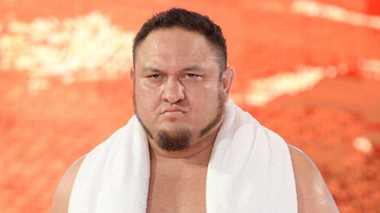 Samoa Joe makes his entrance