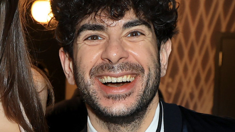 Tony Khan laughing 