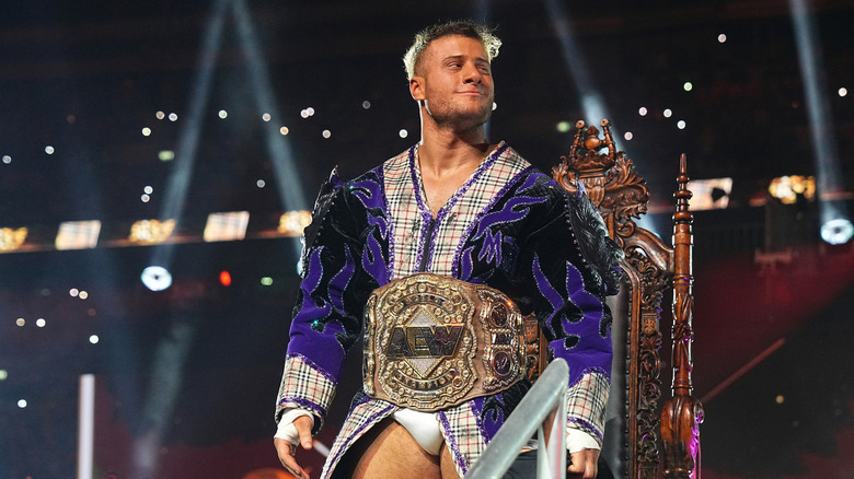 MJF entering the arena