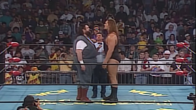 Giant and Loch Ness face to face