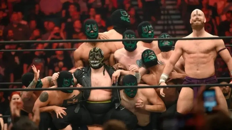 The Dark Order at AEW Double or Nothing 2019