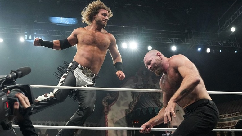 Hangman Page and Jon Moxley on AEW Dynamite
