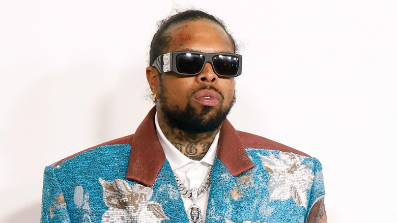 Westside Gunn wearing a super cool jacket