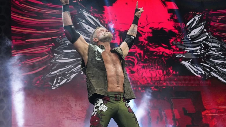 Adam Copeland posing on "AEW Dynamite"