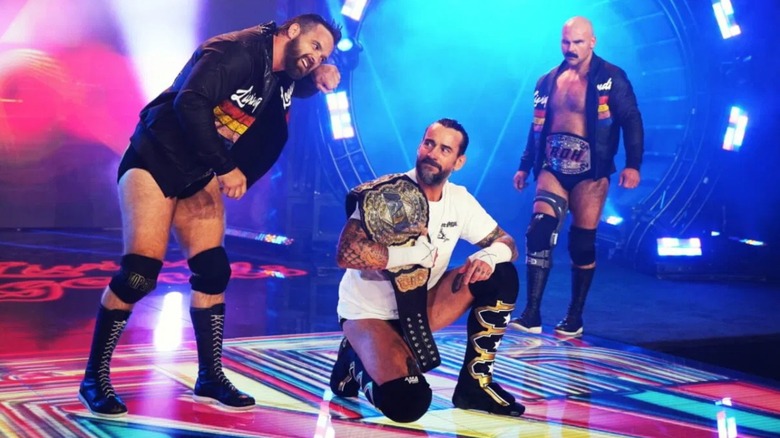 CM Punk and FTR on AEW Dynamite