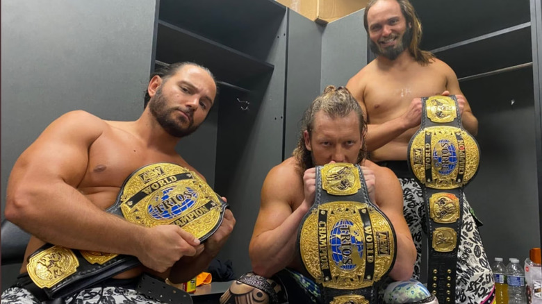 The Elite at AEW All Out 2022