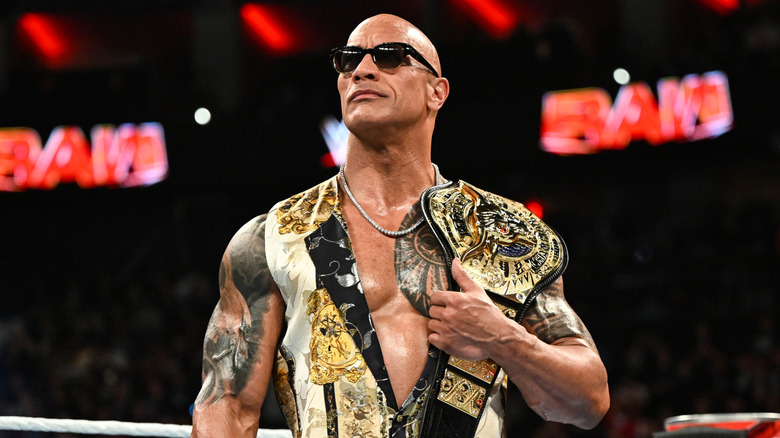 Dwayne "The Rock" Johnson on WWE Raw