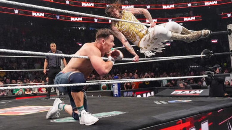 Dominik Mysterio delivers 619 to John Cena