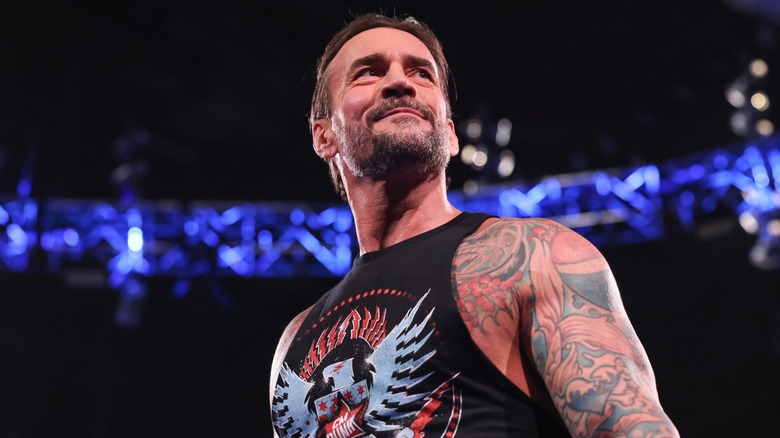 CM Punk smiling at a WWE event