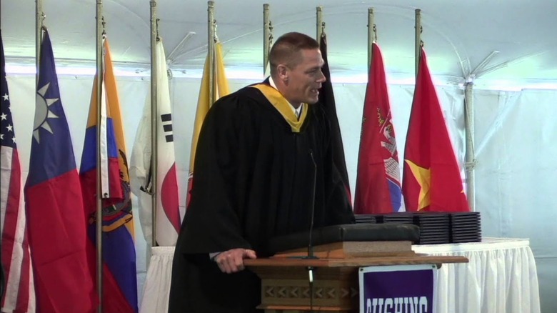 John Cena at Cushing Academy