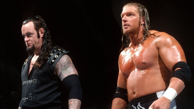 The Undertaker and Triple H on WWE SmackDown in 1999