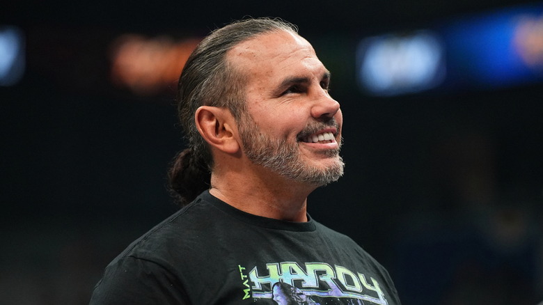 Matt Hardy smiling