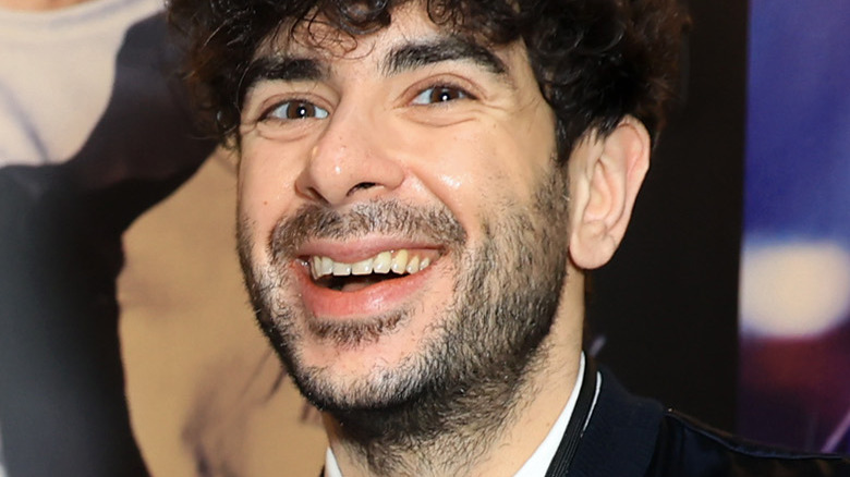 Tony Khan smiling