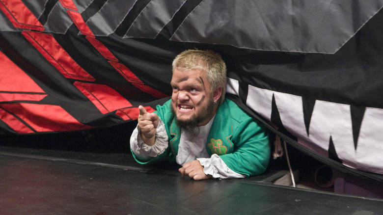 Hornswoggle during ECW at the iWireless Center on August 19, 2008 in Moline, Illinois.