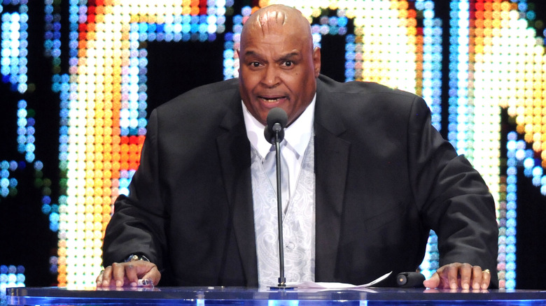 Abdullah the Butcher at his WWE Hall of Fame induction