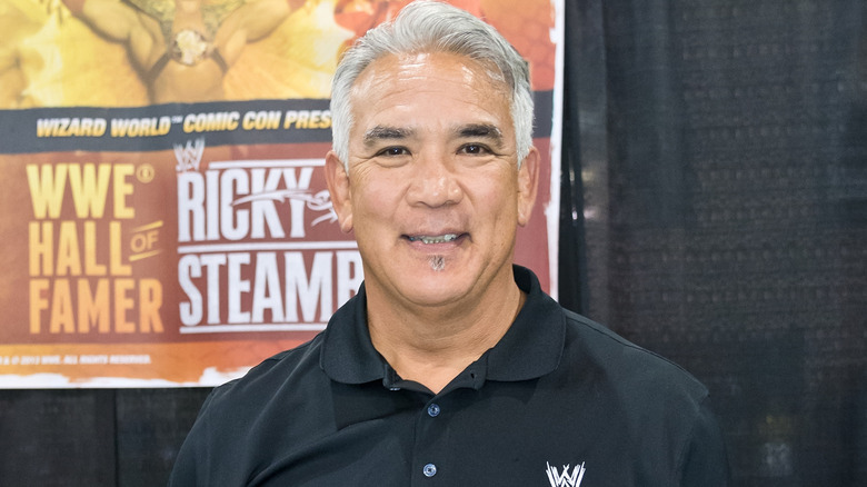Ricky Steamboat at a convention