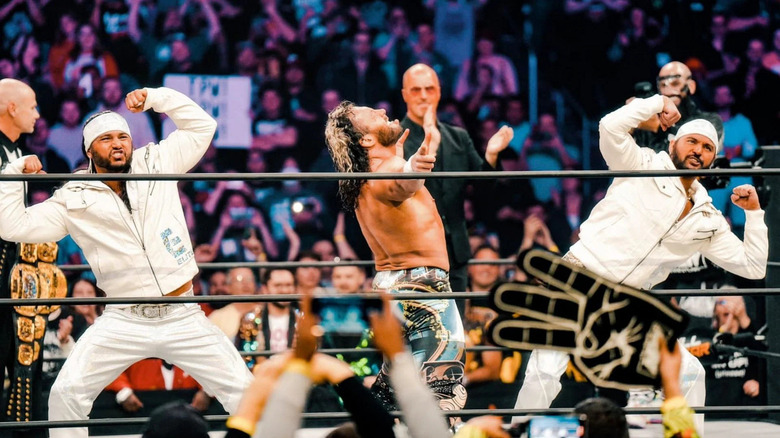 The Elite making their return pose