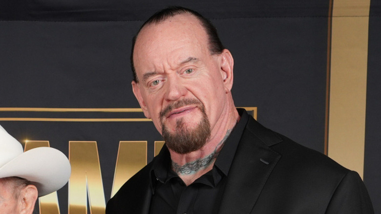 Undertaker at the WWE Hall of Fame ceremony