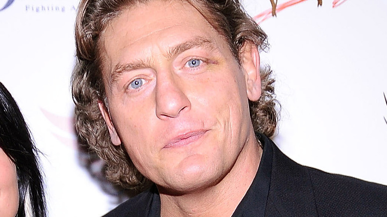 William Regal looking at the camera