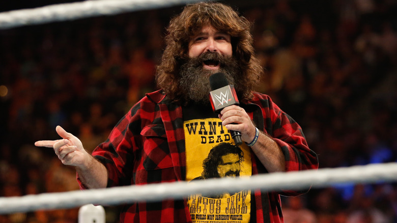 Mick Foley at WWE SummerSlam 2016