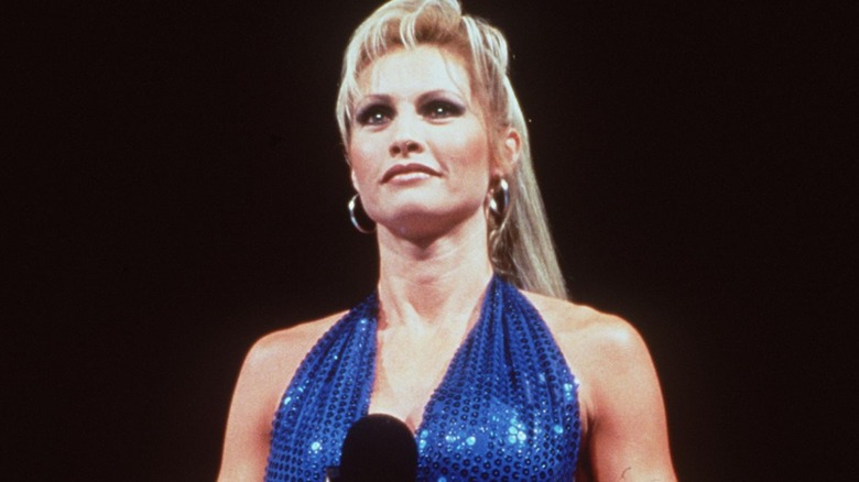 Sable standing in the ring