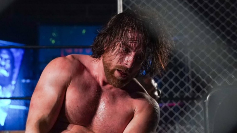 Matthew Palmer dazed after a brutal match