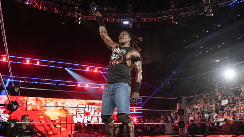 R-Truth makes an entrance