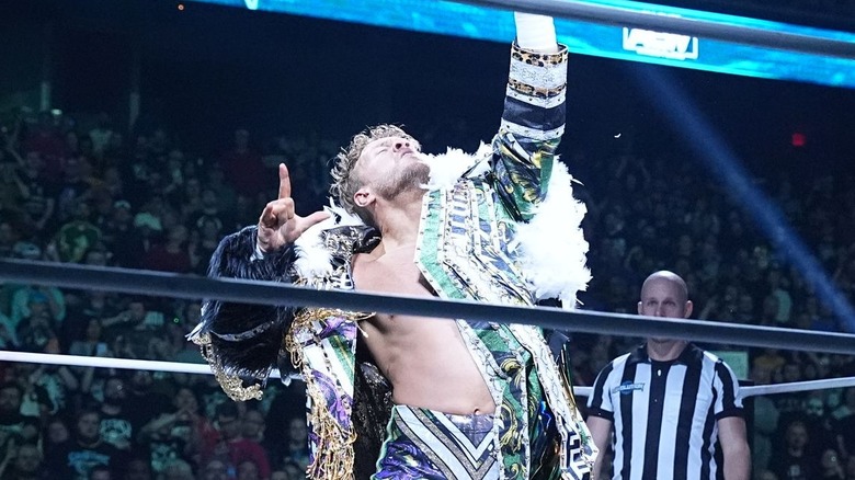 Will Ospreay posing in the ring