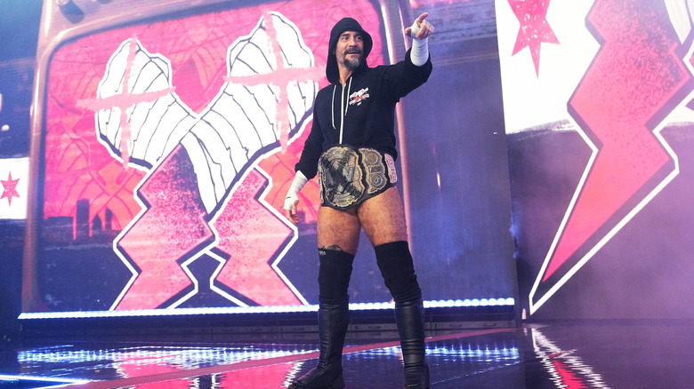 CM Punk pointing