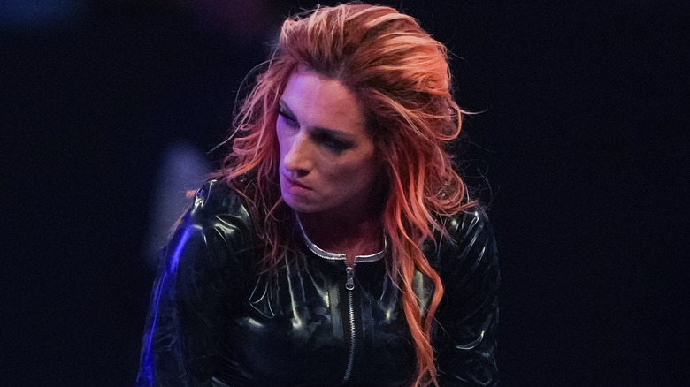 Becky Lynch looking angry