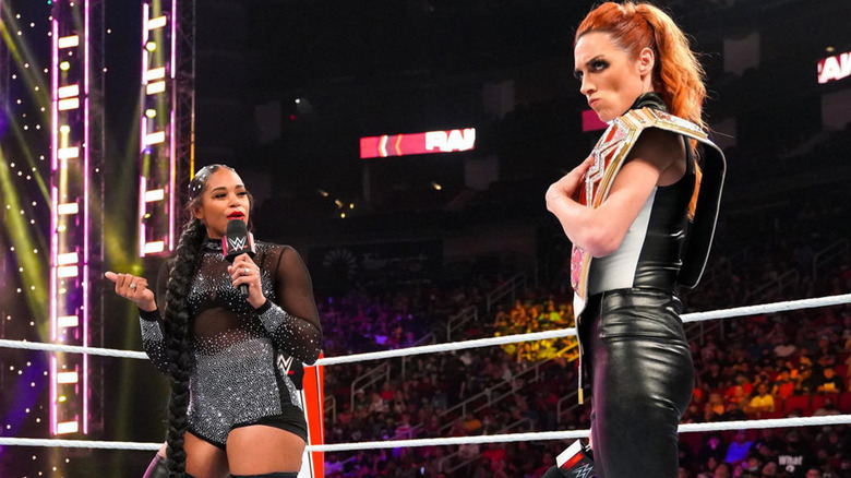 Bianca Belair and Becky Lynch