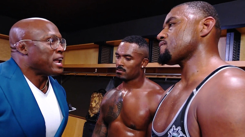 Bobby Lashley with the Street Profits