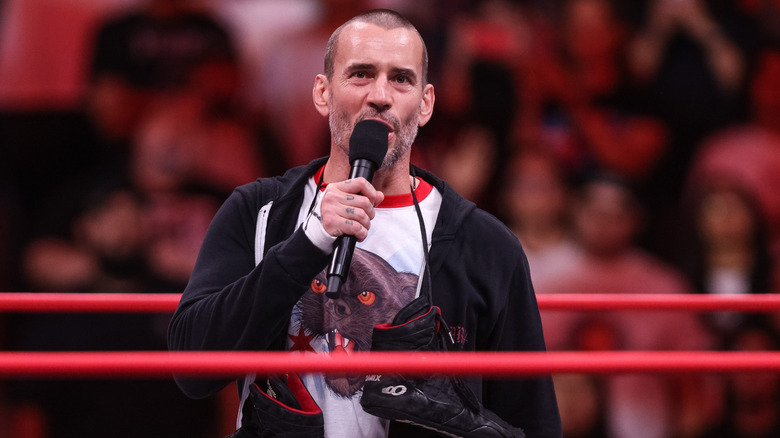 CM Punk returns and speaks to the fans