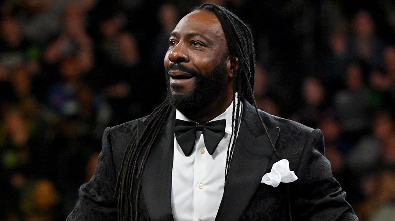 Booker T in a tuxedo