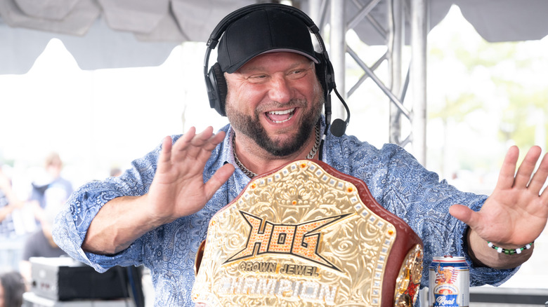 Bully Ray with the House of Glory Crown Jewel Championship