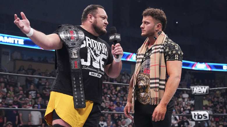 MJF and Joe in the ring