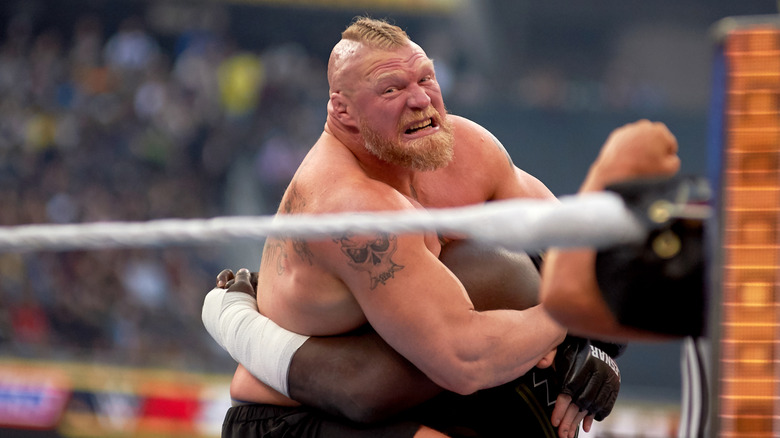 Brock Lesnar in the ring